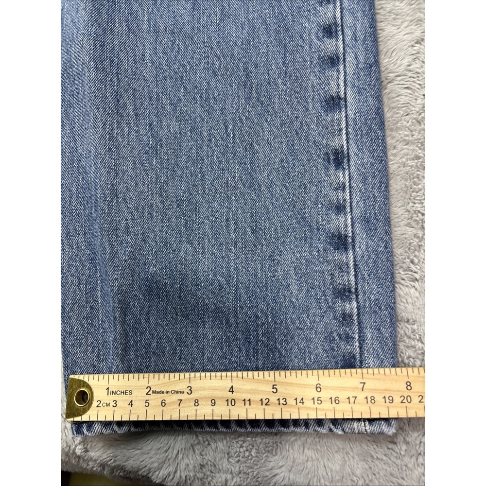 Medium-Dark‎ Wash Buttonfly Levi's 501 Jeans 38x32 - Picture 2 of 9